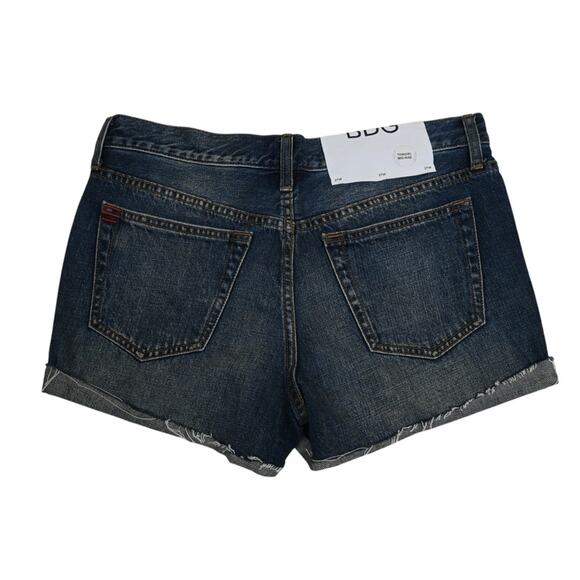 BDG Womens 27W Tom Girl Mid Rise Button Fly Jean Shorts NEW - Picture 2 of 9